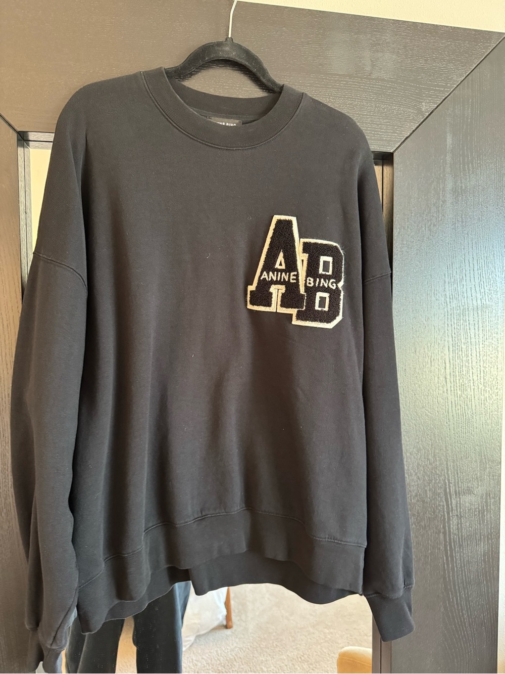 Anine Bing Miles Oversized Sweatshirt - Picture 4 of 9